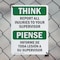 Signmission Safety Culture Sign, 7 in Width, Plastic, Rectangle OS-2PACK-TS-P-710-L-11857 - alternate 7